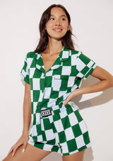 Catnapper set (large checkmate - verdant green)