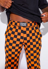 Men's - Slacker Performance Blend (Checkmate - Orange) - FINAL SALE