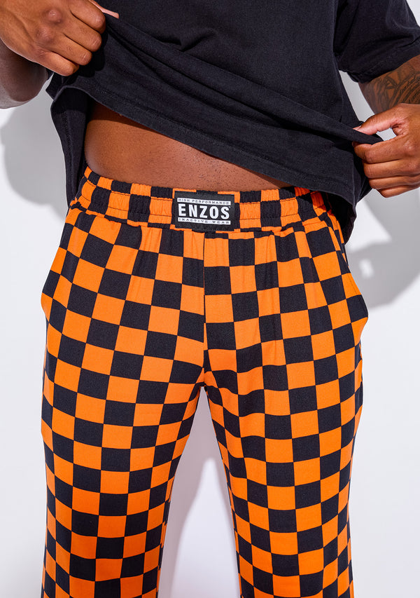 Men's - Slacker Performance Blend (Checkmate - Orange) - FINAL SALE