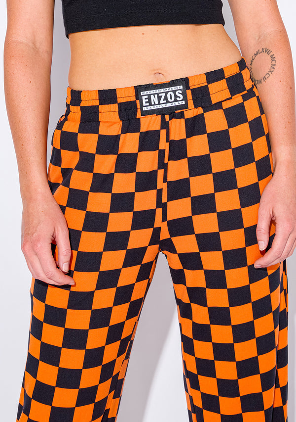 Women's - Slacker Performance Blend (Checkmate - Orange) - FINAL SALE