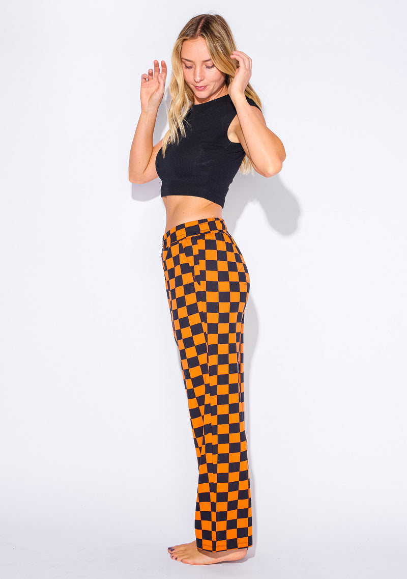 Women's - Slacker Performance Blend (Checkmate - Orange) - FINAL SALE
