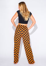 Women's - Slacker Performance Blend (Checkmate - Orange) - FINAL SALE