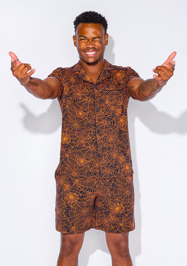 Men's - Catnapper Set (Orange Spiderweb) - FINAL SALE