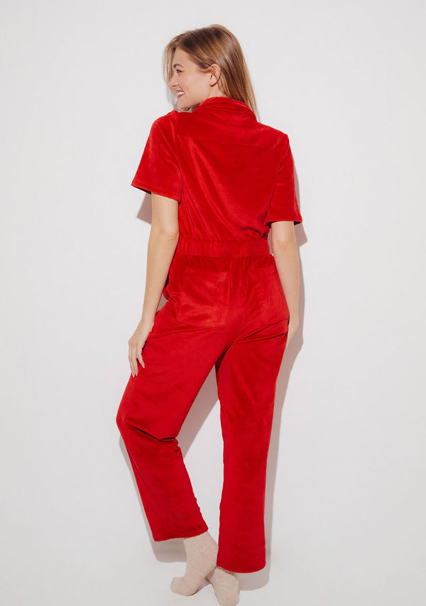 Women's - Aprés Velour Jumpsuit